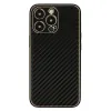 Samsung Galaxy A03S Tel Protect Leather Carbon szénszál mintás tok fekete - 4. kép