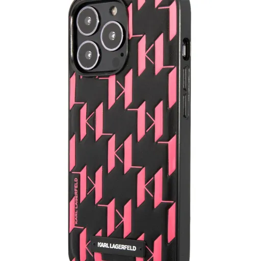 iPhone 13 Pro Max Karl Lagerfeld Monogram tok rózsaszín