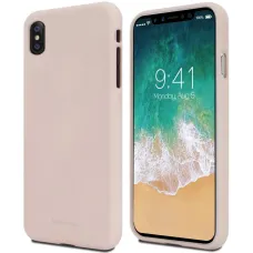 Huawei Y6 2018 Mercury Soft TPU tok homokszínű