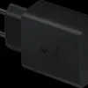 Samsung 45W Type-C(PD) hálózati töltő adapter fekete + USB-C töltőkábel gyári (EP-T4510XBE) - 1. kép