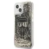 iPhone 13 Pro Karl Lagerfeld Liquid Glitter Gatsby tok fekete (KLHCP13LLGGKBK) - 4. kép