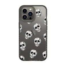 iPhone 11 átlátszó TPU tok Skull mintával Alphajack