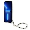 iPhone 13 Guess White Pearl tok karpánttal átlátszó (GUHCP13MKPSWH) - 2. kép