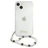 iPhone 13 Guess White Pearl tok karpánttal átlátszó (GUHCP13MKPSWH) - 4. kép