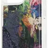 iPhone 13 Pro Guess Liquid Glitter Flower csillámos tok kék (GUHCP13LLFLSB) - 4. kép