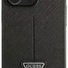 iPhone 13 Pro Guess Saffiano Triangle Logo tok fekete (GUHCP13LPSATLK) - 3. kép