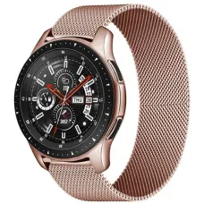 Samsung Galaxy Watch 22mm milánói fém óraszíj rose gold színű Alphajack