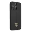 iPhone 13 Pro Guess Szilikon Line Triangle tok fekete (GUHCP13LSLTGK) - 3. kép