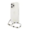 iPhone 13 Pro Max Guess White Pearl tok karpánttal átlátszó (GUHCP13XKPSWH) - 0. kép