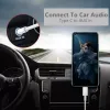 USB Type C - 3.5mm jack TRS audio kábel hangerőszabályzóval 1m (DAC chip) - 1. kép