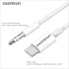 USB Type C - 3.5mm jack TRS audio kábel hangerőszabályzóval 1m (DAC chip) - 4. kép