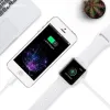 Apple Watch 1/2/3/4/5/6/SE USB okosóra vezeték nélküli QI töltő fehér - 1. kép