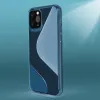 Huawei P40 Lite E S-Case flexibilis TPU tok átlátszó kék - 0. kép