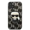 iPhone 13 Mini Karl Lagerfeld Monogram Ikonik tok fekete (KLHCP13SPMNIKBK) - 0. kép