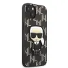 iPhone 13 Mini Karl Lagerfeld Monogram Ikonik tok fekete (KLHCP13SPMNIKBK) - 1. kép