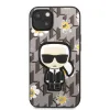 iPhone 13 Mini Karl Lagerfeld Ikonik Flower tok szürke (KLHCP13SPMNFIK1) - 1. kép