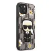 iPhone 13 Mini Karl Lagerfeld Ikonik Flower tok szürke (KLHCP13SPMNFIK1) - 3. kép