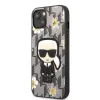 iPhone 13 Karl Lagerfeld Ikonik Flower tok szürke (KLHCP13MPMNFIK1) - 4. kép