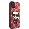 iPhone 13 Karl Lagerfeld Monogram Ikonik tok piros (KLHCP13MPMNIKPI) - 3. kép