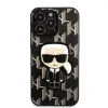 iPhone 13 Pro Karl Lagerfeld Monogram Ikonik tok fekete (KLHCP13LPMNIKBK) - 0. kép