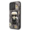 iPhone 13 Pro Karl Lagerfeld Ikonik Flower tok szürke (KLHCP13LPMNFIK1) - 4. kép