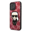 iPhone 13 Pro Karl Lagerfeld Monogram Ikonik tok piros (KLHCP13LPMNIKPI) - 0. kép