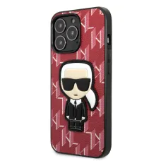 iPhone 13 Pro Karl Lagerfeld Monogram Ikonik tok piros (KLHCP13LPMNIKPI)