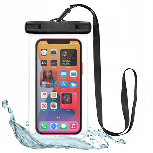 Tech-Protect Univerzális vízálló tok fekete/átlátszó Tech-Protect Univerzális vízálló tok fekete/átlátszó