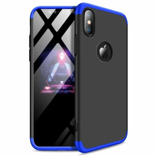 iPhone XS MAX 360 tok fekete/kék iPhone XS MAX 360 tok fekete/kék