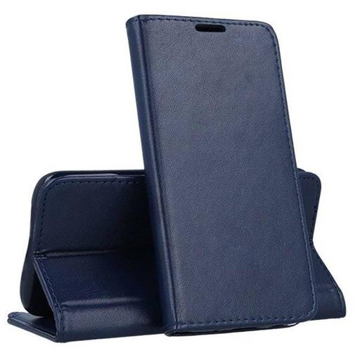 Xiaomi Poco X4 Pro 5G Mágneses Eco bőr fliptok tengerészkék Xiaomi Poco X4 Pro 5G Mágneses Eco bőr fliptok tengerészkék