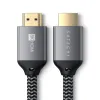 Satechi 8K Ultra HD High Speed HDMI fonott kábel 2m - fekete (ST-8KHC2MM) - 1. kép