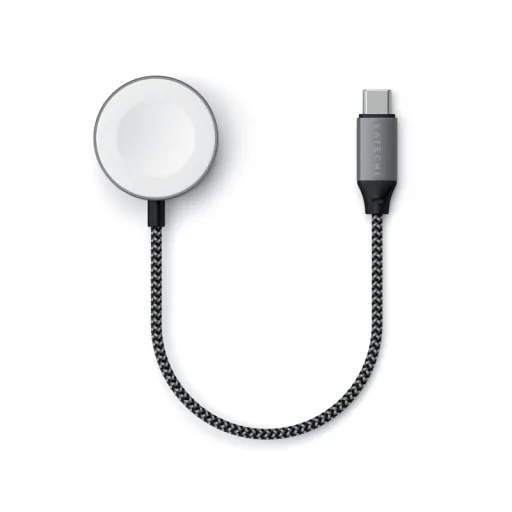 Satechi USB-C mágneses, fonott töltőkábel Apple Watch-hoz 20cm (ST-TCAW7CM)