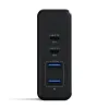 Satechi 108W Type-C MultiPort Travel Charger, hálózati töltő adapter (1x USB-C PD, 2x USB3.0, 1x Qualcomm 3.0) - asztroszürke (ST-TC108WM) - 0. kép