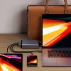 Satechi 108W Type-C MultiPort Travel Charger, hálózati töltő adapter (1x USB-C PD, 2x USB3.0, 1x Qualcomm 3.0) - asztroszürke (ST-TC108WM) - 4. kép