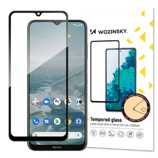 Nokia G20 Wozinsky Full Glue 9H Super Tough kijelzővédő üvegfólia fekete