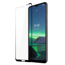 Nokia 1.4 Dux Ducis 10D KIjelzővédő üvegfólia fekete (Tokbarát)