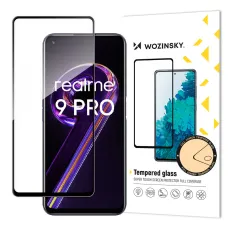 Realme 9 Pro Wozinsky Full Glue 9H Super Tough kijelzővédő üvegfólia fekete