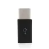 Micro USB - USB Type C OTG USB átalakító adapter fekete - 1. kép