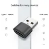 USB Type C - USB 2.0 OTG USB átalakító adapter fekete - 0. kép