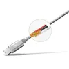 Remax Silver Serpent RC-080a USB/USB Type-C kábel fém szigeteléssel 2.1A 1m fekete - 0. kép
