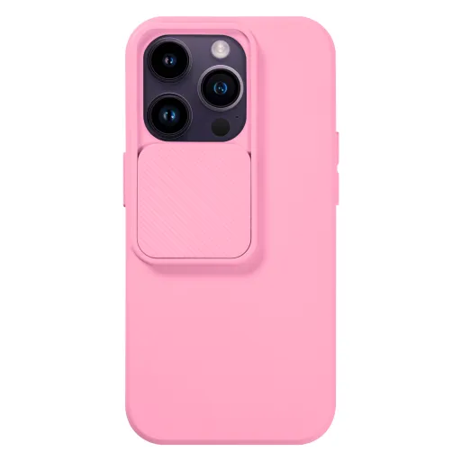 iPhone 13 Pro Camshield Soft tok világos rózsaszín