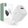 Tech-Protect C20W 2-portos hálózati töltő PD20W/QC3.0 fehér - 0. kép