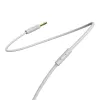 Borofone BL5 kábel 3.5 mm jack - 3.5 mm jack mikrofonnal 1m szürke - 1. kép