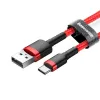USB Type C - 3A 1m Baseus (CATKLF-B09) piros - 0. kép