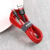 USB Type C - 3A 1m Baseus (CATKLF-B09) piros - 1. kép