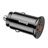 USB + Type C - 30W Baseus autós töltő QC 4.0 PD 3.0 5A (CCALL-YS01) fekete szivargyújtóba - 2. kép