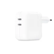 Apple MNWP3ZM/A gyári 35W kétportos USB Type-C hálózati töltő adapter