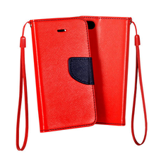 Xiaomi Redmi 10A Telone Fancy fliptok piros/sötétkék
