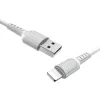  USB Lightning - Borofone BX16 Kábel - 2A 1m fehér - 0. kép