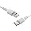  USB  USB Type-C  - Borofone BX16 Kábel - 2A 1m fehér - 1. kép